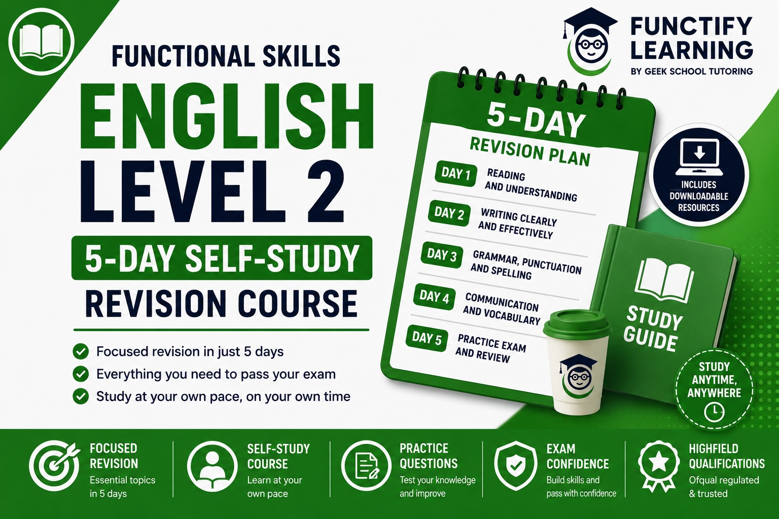 Functional Skills Level 2 English 5-Day Revision Course