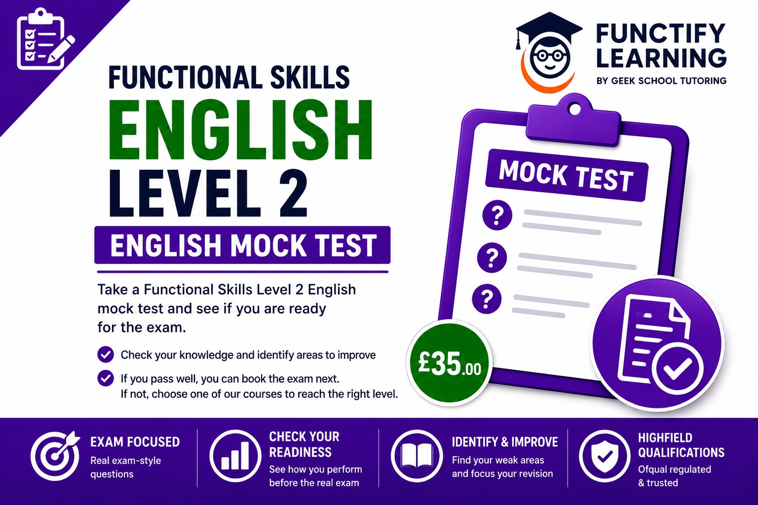 Functional Skills Level 2 English Mock Test